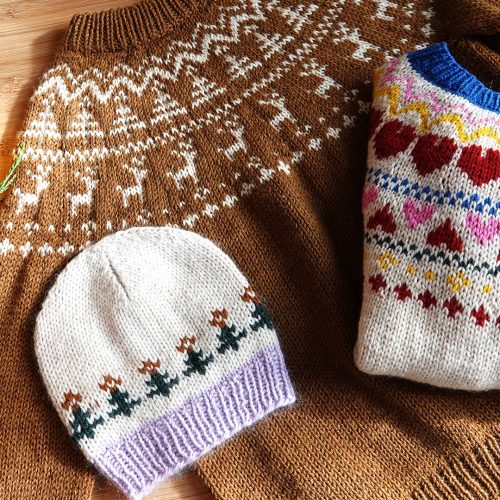 Sweater til børn med rensdyr - strikkeopskrift - Image 5