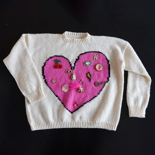 DEL DIT HJERTE SWEATER - STRIKKEOPSKRIFT - Image 4